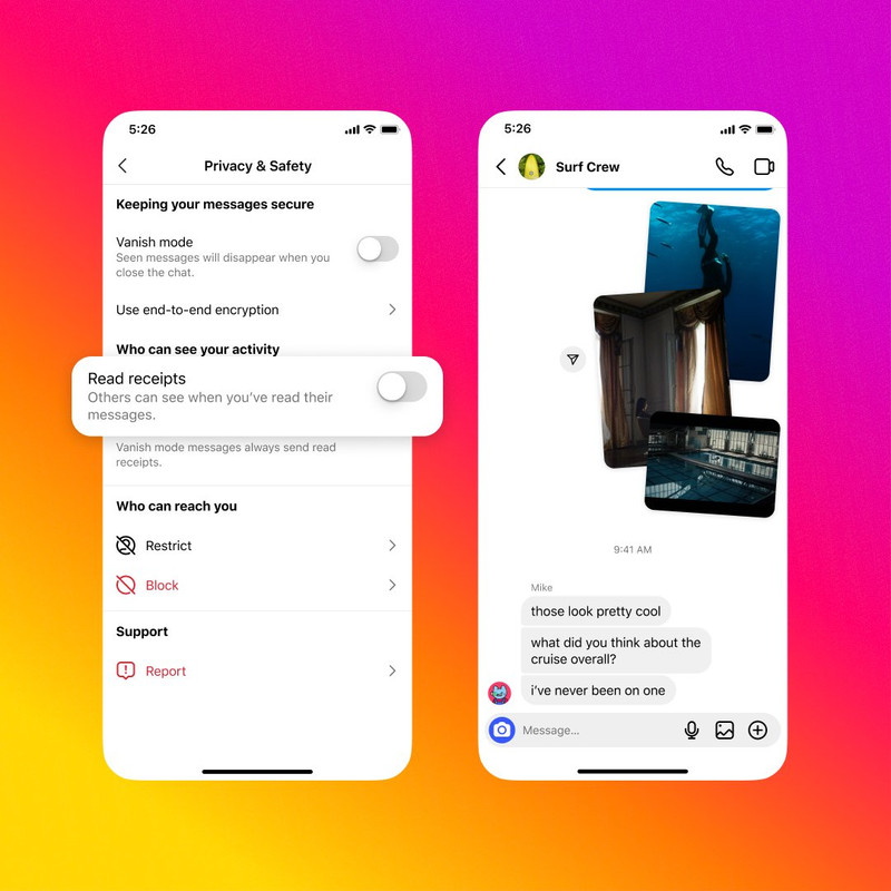 Instagram Now Allows You to Choose Not to Receive DMs Receipts - FollowerBar