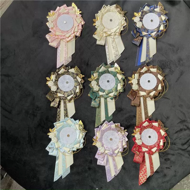 floral style ita bag badges