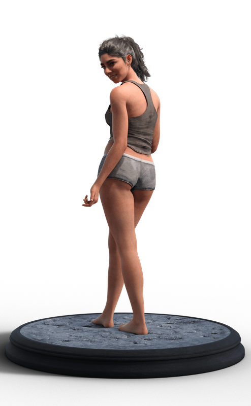 Dina TLoU2 in Daz G8F