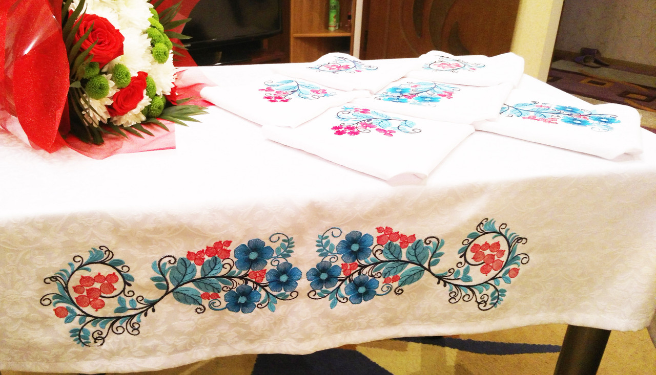 1 скатерть салфетки (5)..