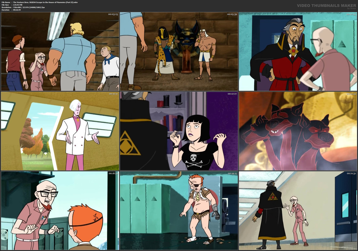 The Venture Bros. S02E04 Escape to the House of Mummies (Part II).mkv