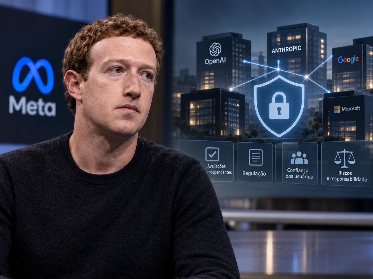 Zuckerberg diz que laboratórios de IA já têm incentivos para desenvolver tecnologia com segurança