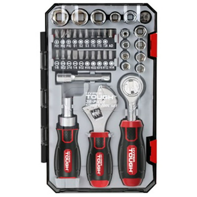 Get 38-pc Hyper Tough Tool Set for only $8.73 at Walmart