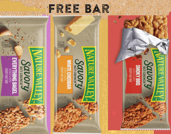 Get a Free Nature Valley Savory Nut Crunch Bar with Free Shipping