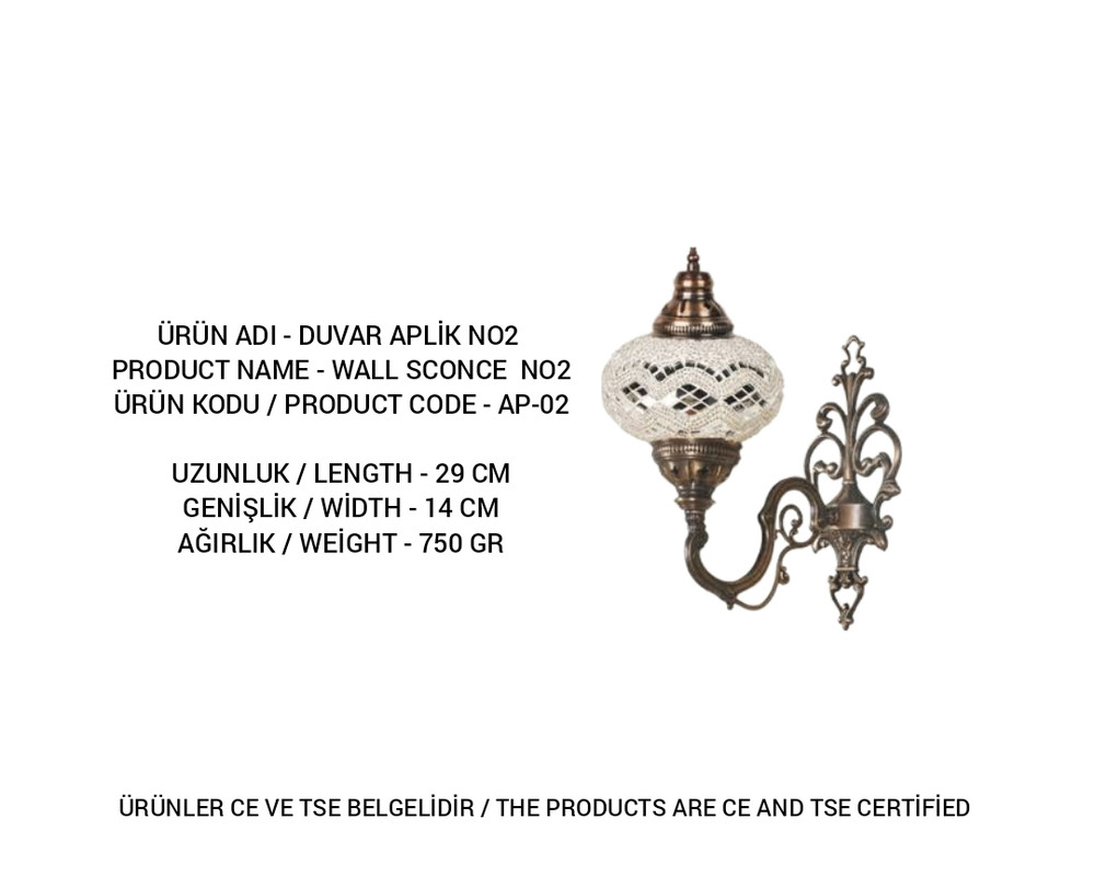 AP-02 mosaic lamp