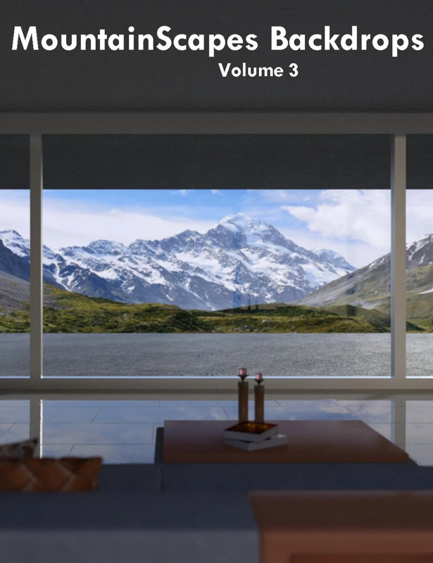 MountainScapes Backdrops Volume 3