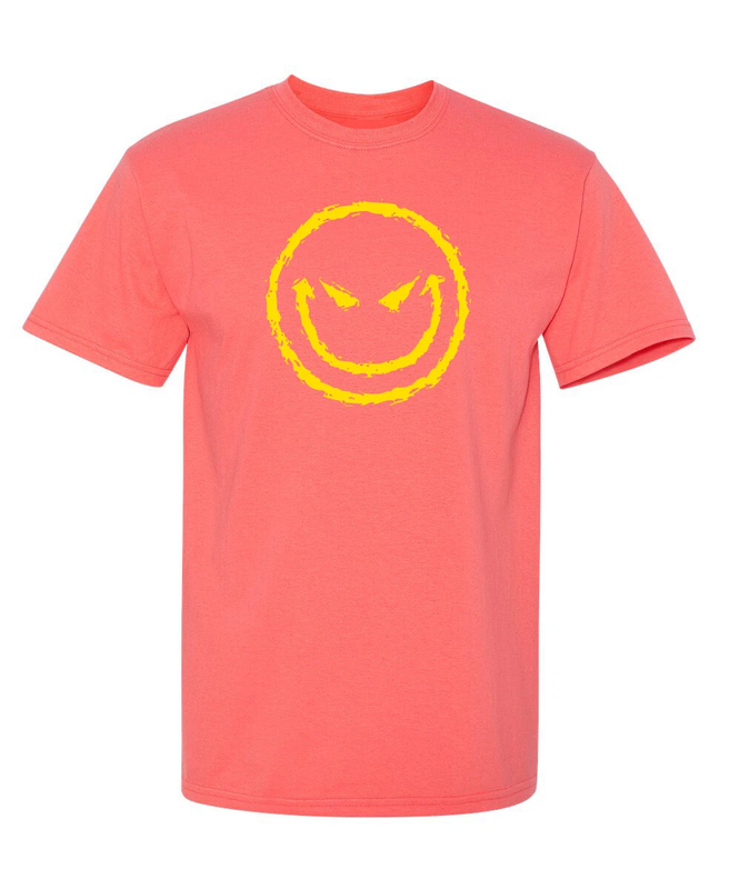 Evil Smile Face Sarcastic Humor Graphic Novelty Funny T Shirt Unisex Graphic detailed image 13