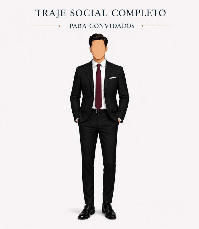Traje Social Completo para Convidados