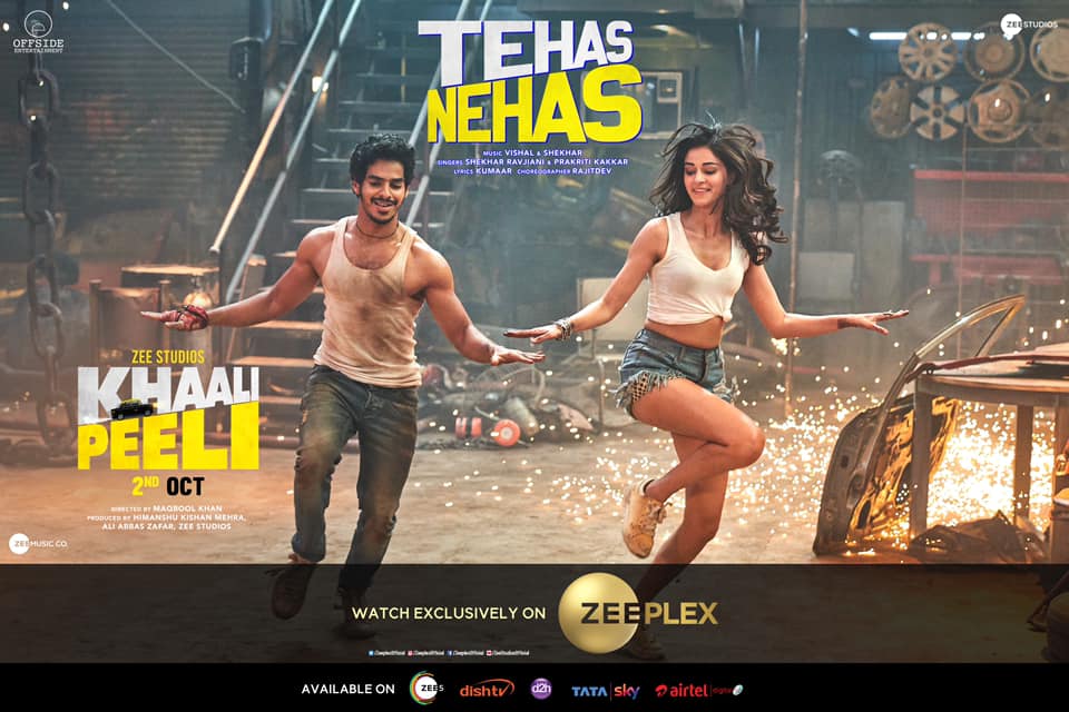 Tehas Nehas Video Song – Khaali Peeli (2020) Ft. Ishaan & Ananya HD