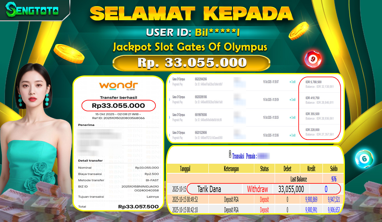 BUKTI PEMBAYARAN SLOT GATES OF OLYMPUS