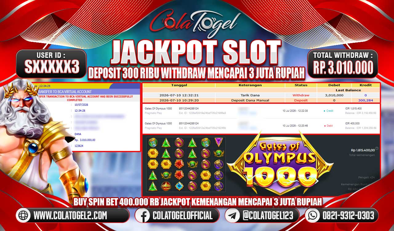 JACKPOT SLOT GACORR!!