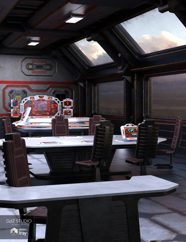 Sci Fi Stronghold Tactical Room Sci Fi Stronghold Tactical Room