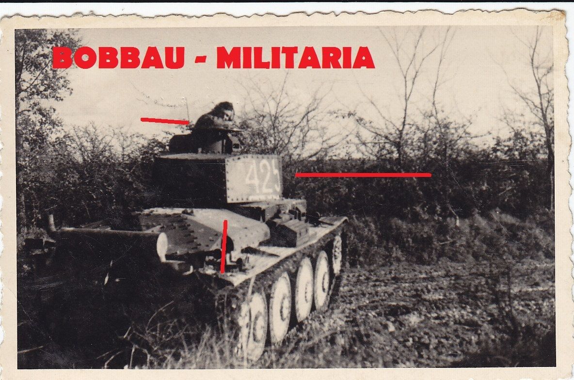 tschechischer Panzer 38(t) Turmnummer 425 Panzer