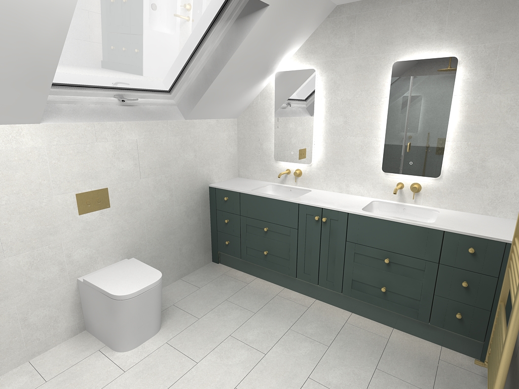 Kennel Lane, Harpenden - Master En-suite Bathroom