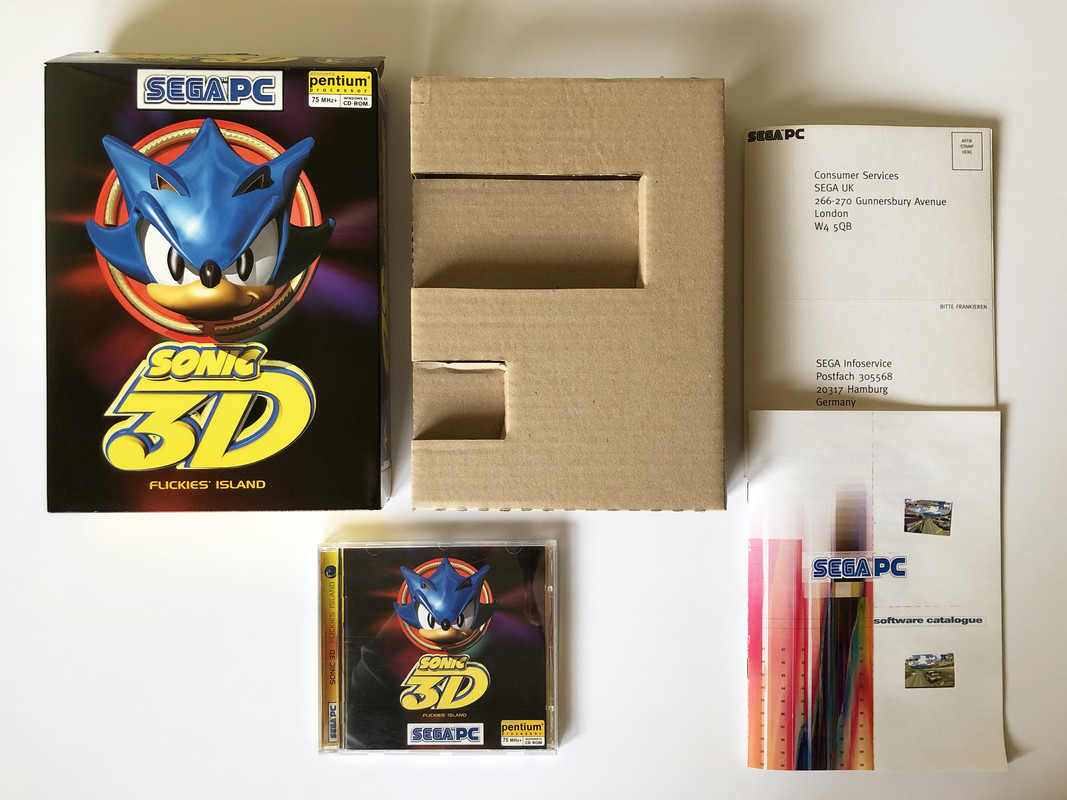 Sonic 3D SEGA PC-02
