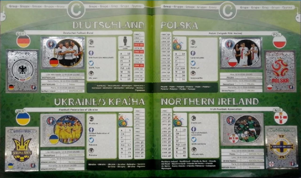 Album UEFA euro 2016 Panini-18