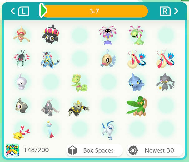 Harmony Friends' living dex, page 3-7