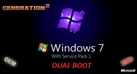 Windows 7 SP1 Dual Boot 28in1 OEM ESD en US August PreActivated