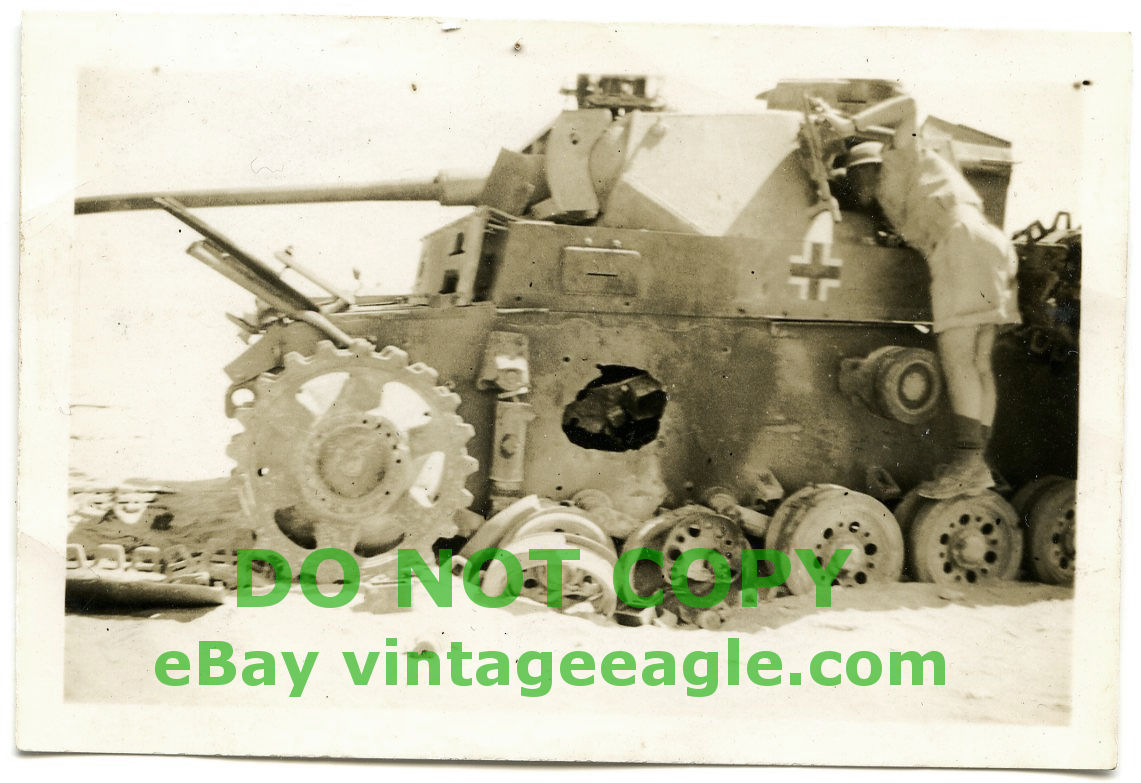 Wehrmacht zerstörter Panzerkraftwagen Panzer III
