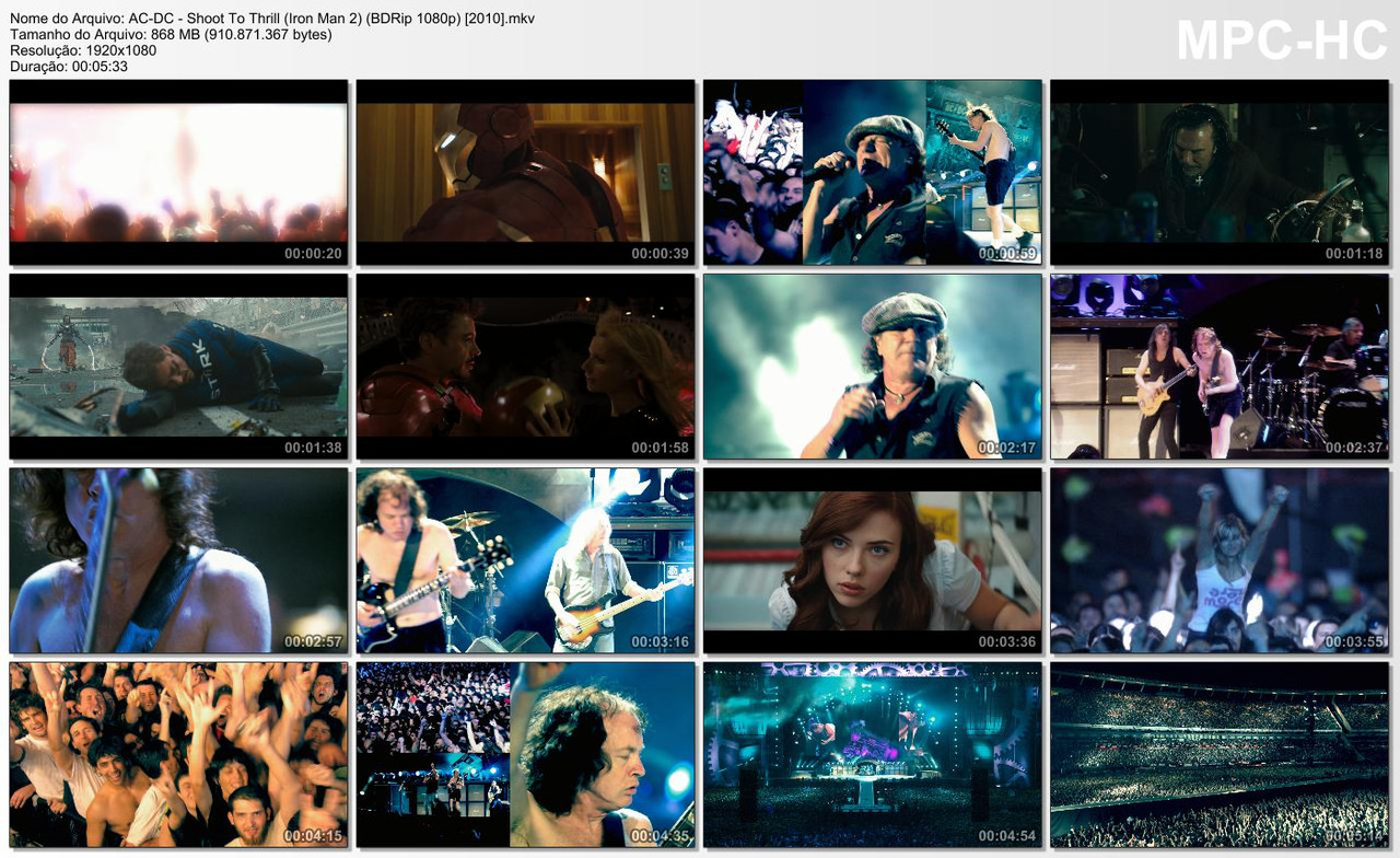 AC-DC - Shoot To Thrill (Iron Man 2) (BDRip 1080p) [2010]