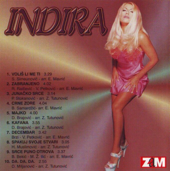 Indira Radic - 1998 - Volis li me ti - unutra