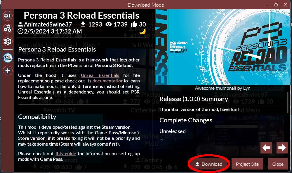 Beginner's Guide to Modding P3R (Steam Deck) Tutorial for Persona 3 ...