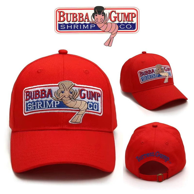 Cappello Film Forrest Gump BUBBA GUMP SHRIMP Originale 1994 in