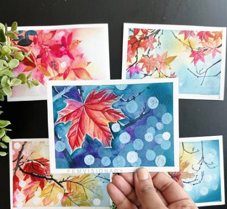 Mesmerizing Autumn Watercolors