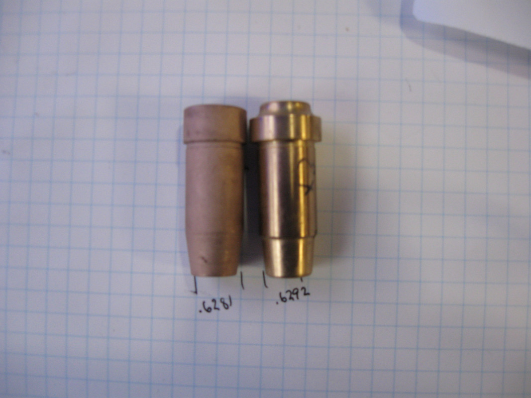 Exhaust guides new and old 65-1598