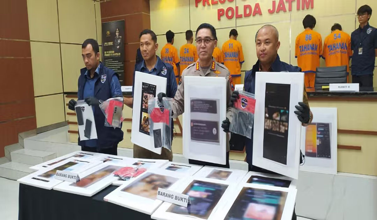 Polda Jatim Amankan Pria Asal Babel yang Terlibat Konten Pornografi Anak