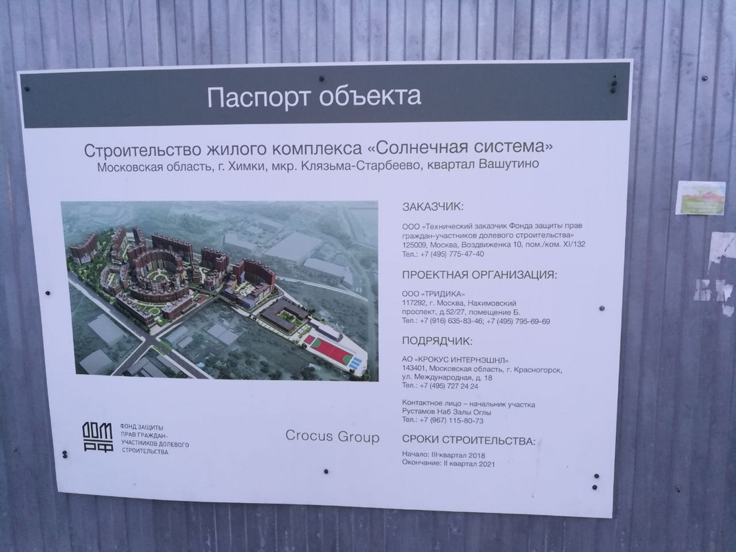 Карта строек москвы