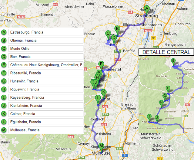 ALSACIA - Diarios, Noticias y Tips - Itinerarios de 4 a 7 días, Region-Francia (1)