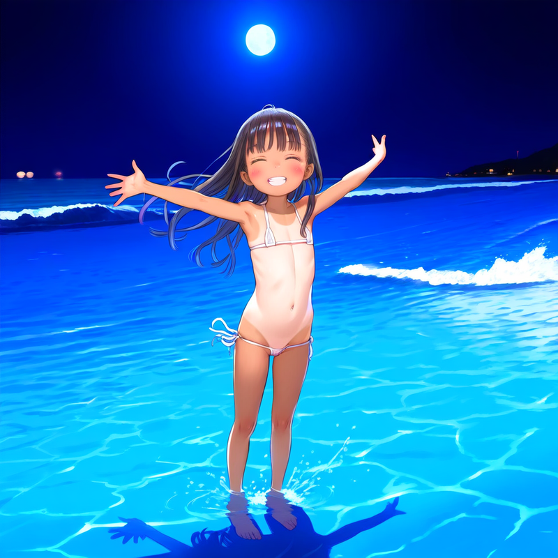 120018161_p24 loli, flat-chested and hairless, bikini ⁄ マイクロビキニではしゃぐ女の子 - momomon