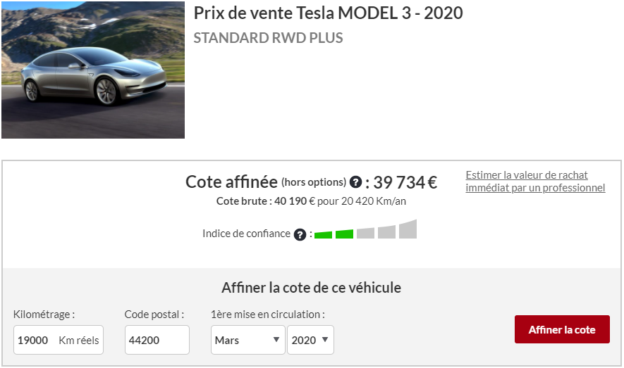 Argus Tesla - Cote LaCentrale - Forum et Blog Tesla