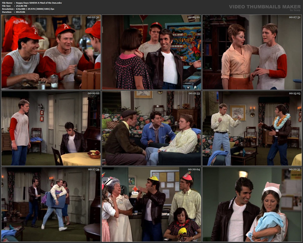 Happy Days S04E04 A Mind of His Own.mkv