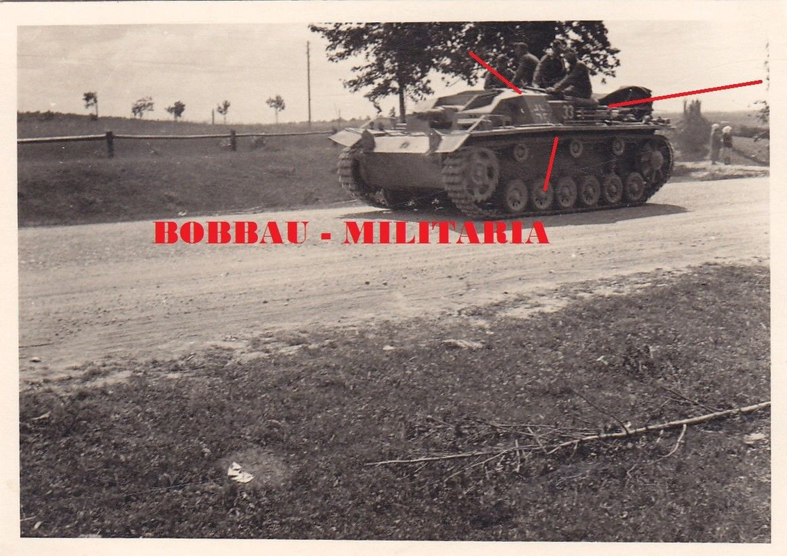 Sturmgeschütz STUG III mit Kennzahl 33 Front Russland Einsatz SF