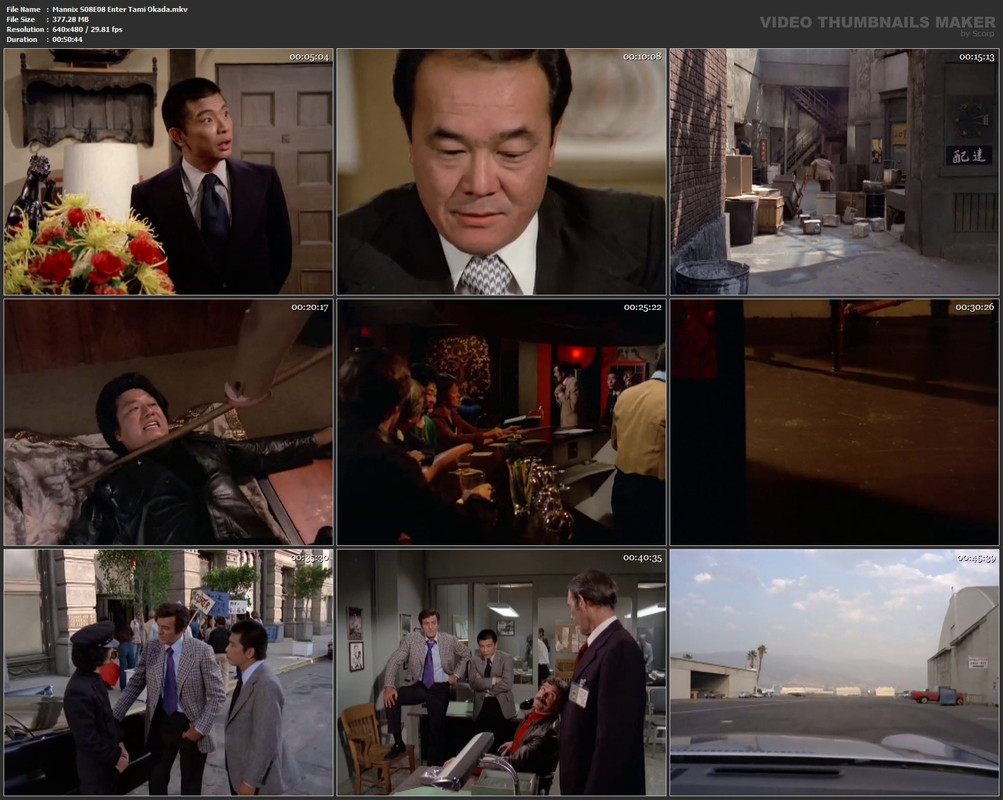 Mannix S08E08 Enter Tami Okada.mkv