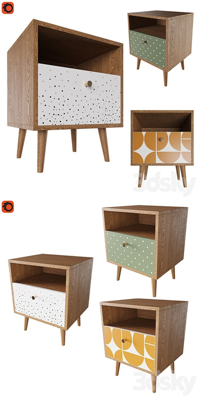 Bedside table Berber