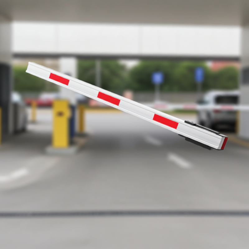 Barreira PPA com iluminação LED em ambiente noturno