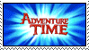Adventure time opening logo stamp