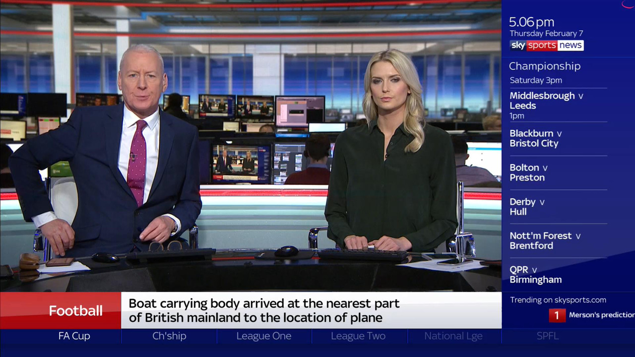 07 February - 17.00.00 - Sky Sports News At 5. A comprehensive r