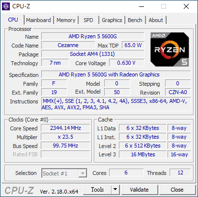 CPU Z