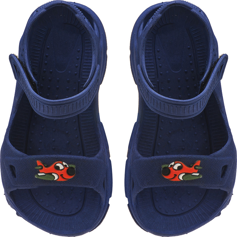 Sandália Papete com Velcro Aviãozinho