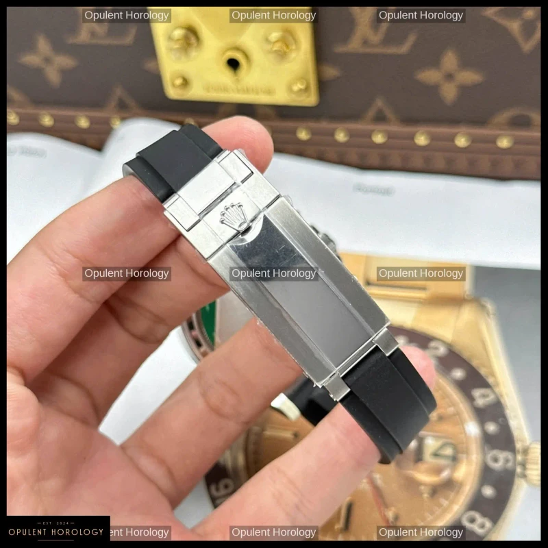 Rolex Daytona 126519LN Black Dial Diamond Indexes Oysterflex