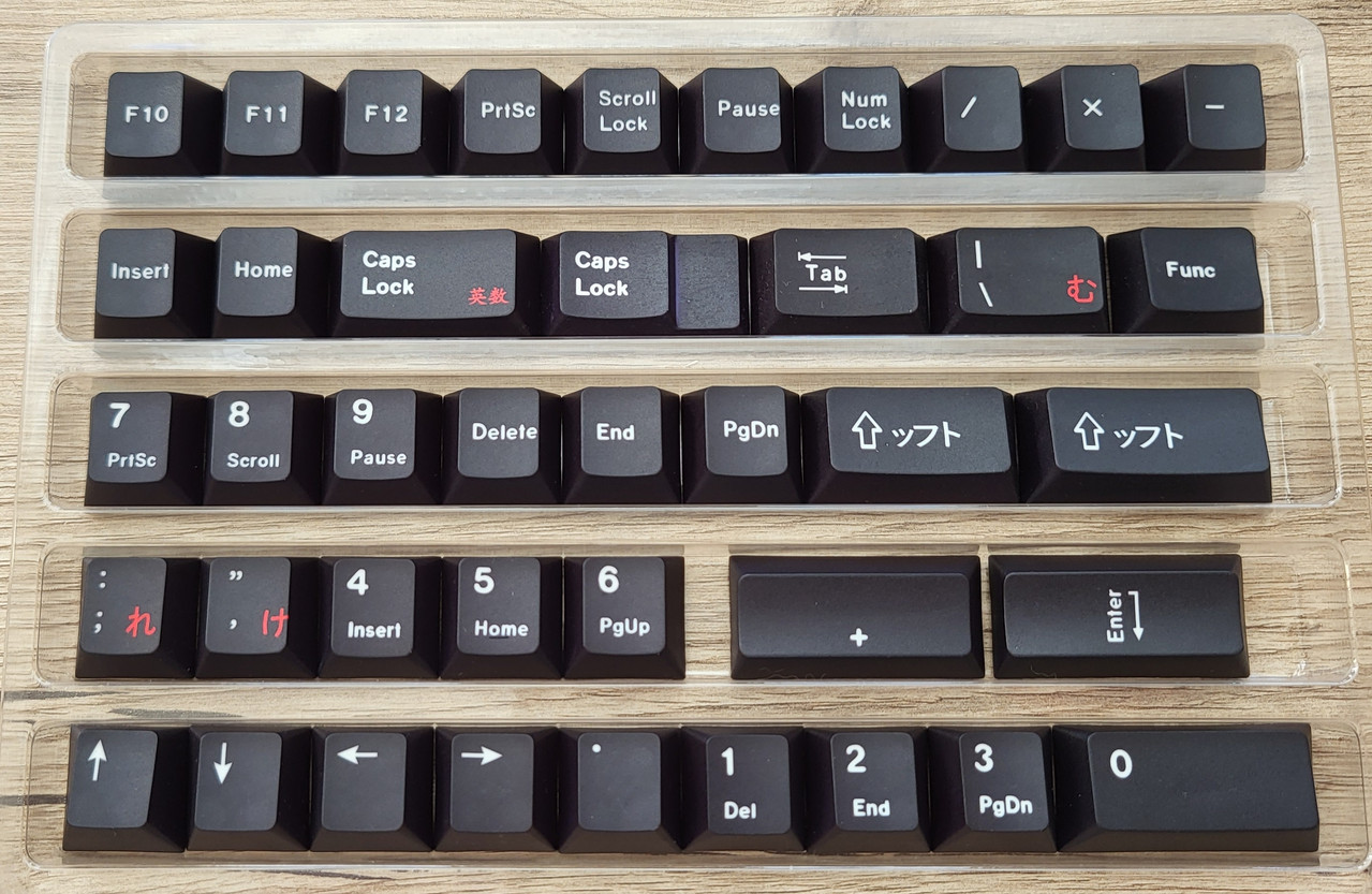 Cherry WoB+ Red Katakana PBT dye sub - 1100грн