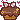 pixel art gif of a wiggly chocolate pastry