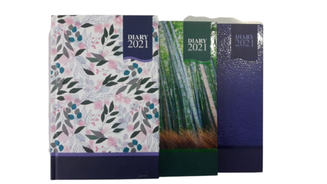 2019 A6 Day to page Appointment Diary Hard back Casebound Page a Day Diary