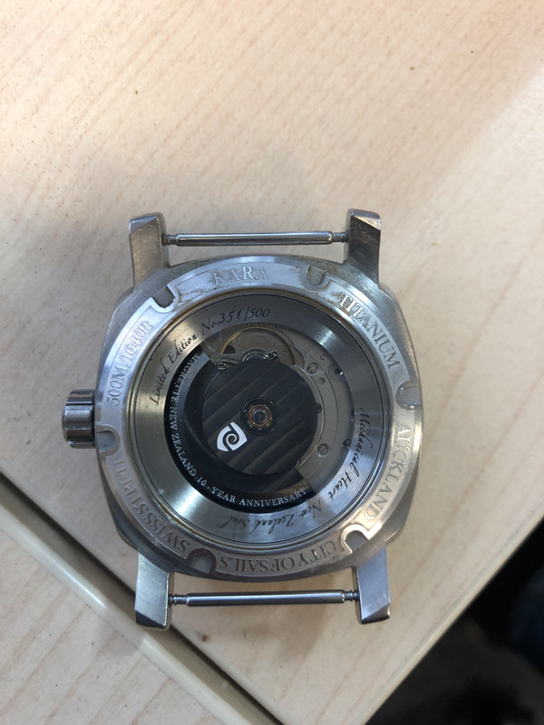 Back of watch