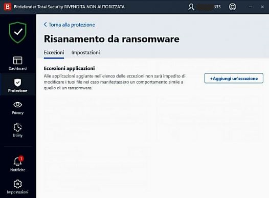 BitDef 2021 (Risanamento da Ransomware)