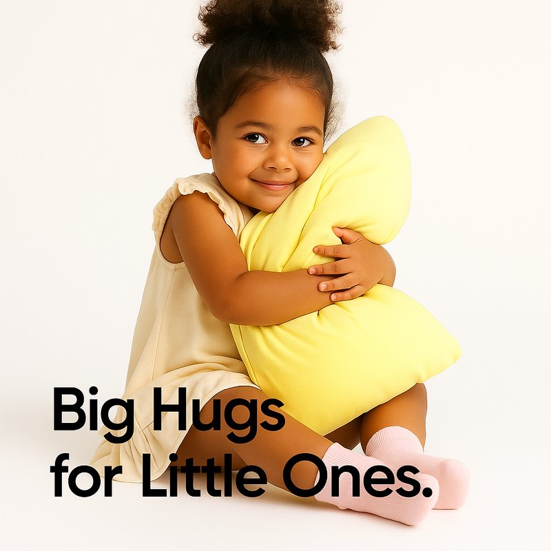 Bamboo Cloud Pillow for Kids in yellow — nap routine hero